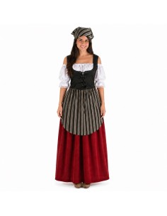 Déguisement de serveuse Taille M - de haute qualité, idéal pour le carnaval, les fêtes à thème et les événements spéciaux